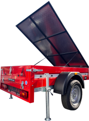 A200 RED Kapaklı Galvaniz Römork