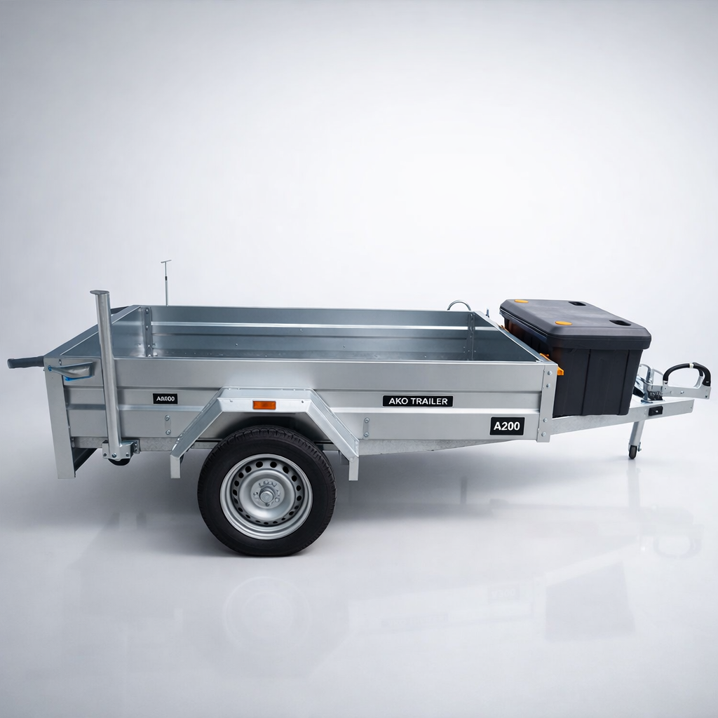 A200 Galvaniz Araç Arkası Tentesiz Yük Taşıma Römorku